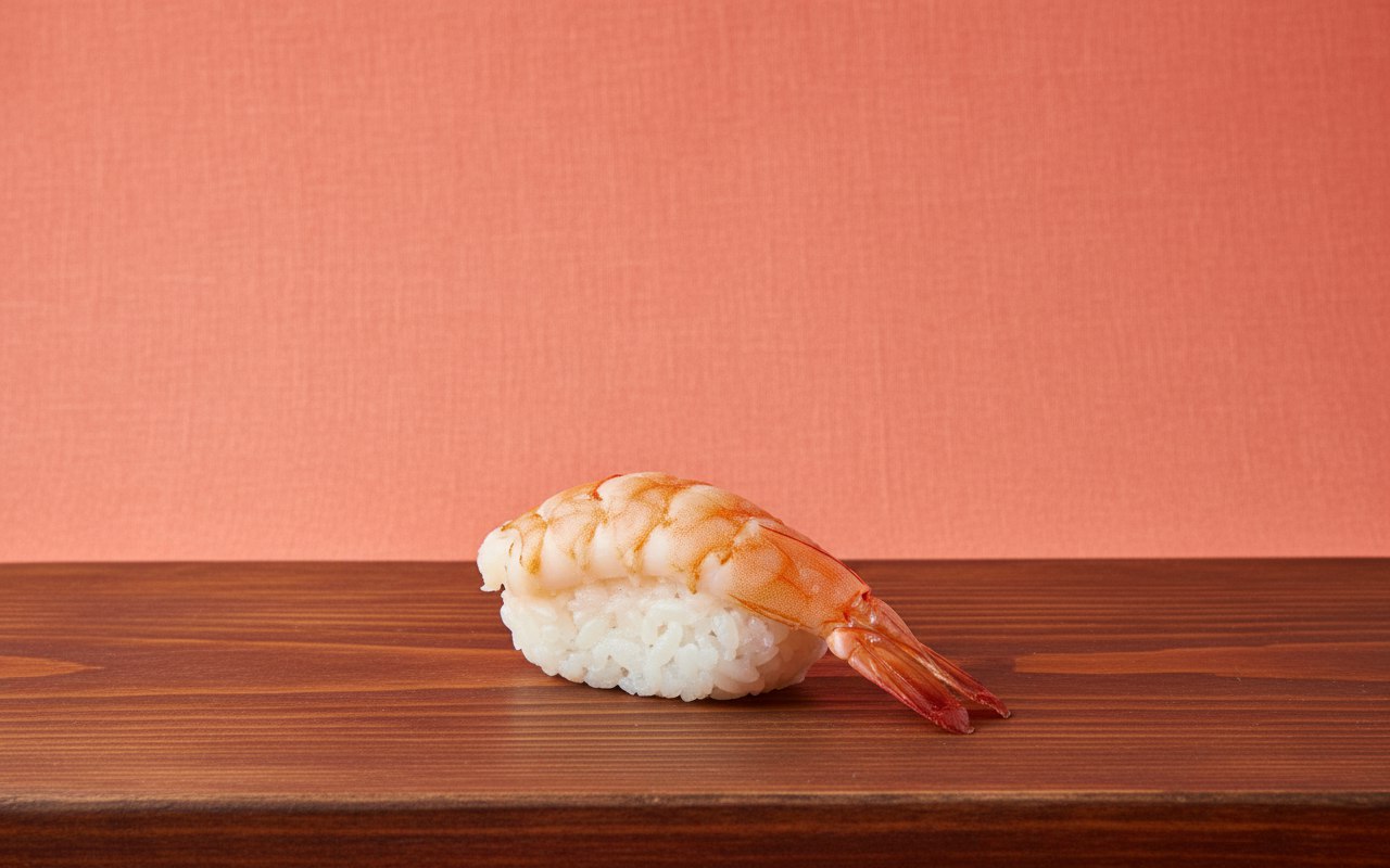 Нигири с креветкой