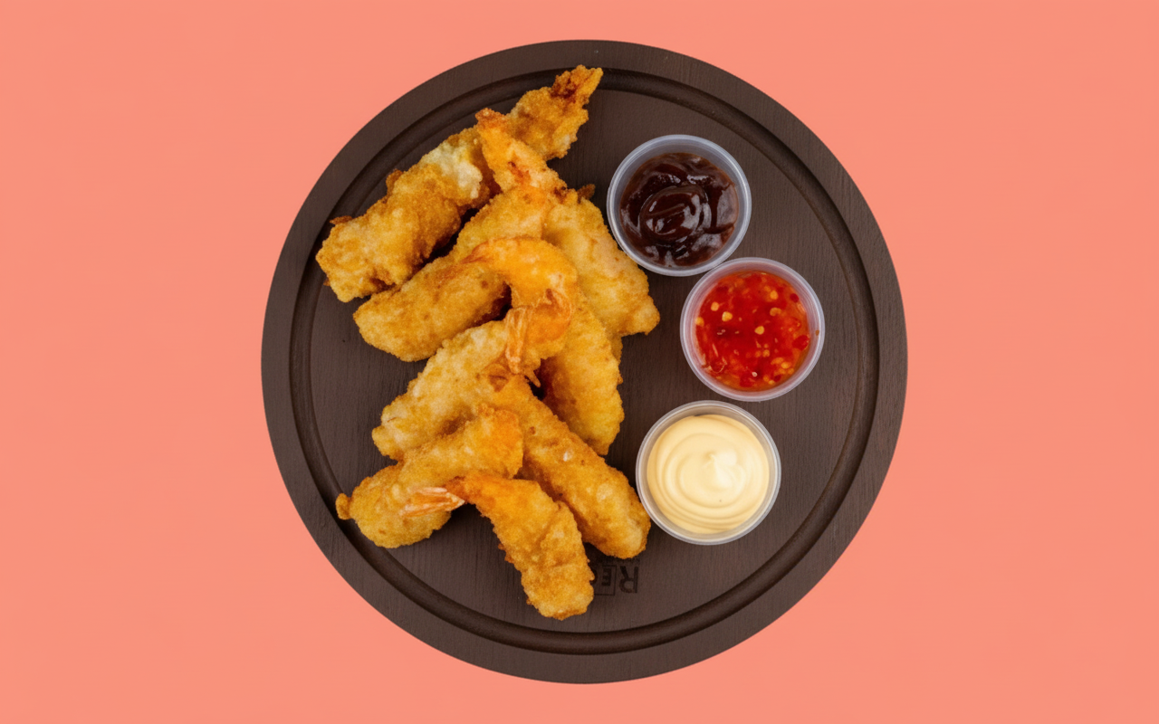 Креветки во фритюре