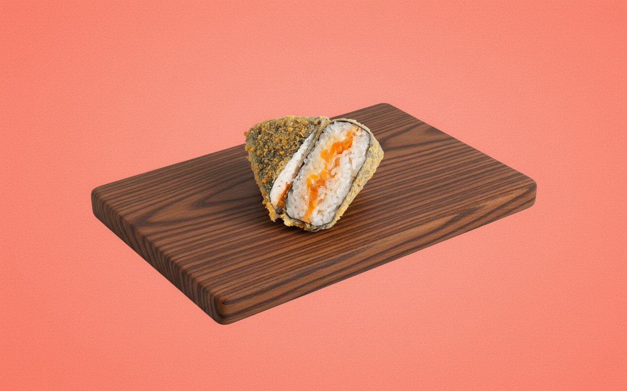 Онигири Огненный лосось 