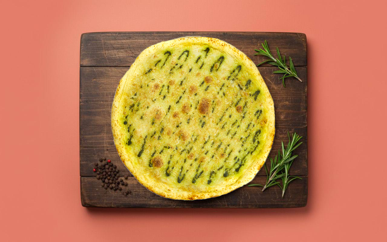 Фокачча с соусом песто